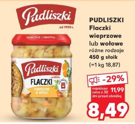 PUDLISZKI Flaczki wieprzowe lub wołowe