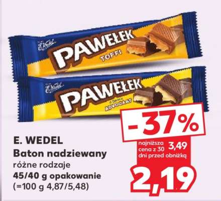 E. WEDEL Baton nadziewany
