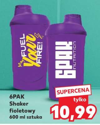 6PAK Shaker fioletowy 600 ml sztuka