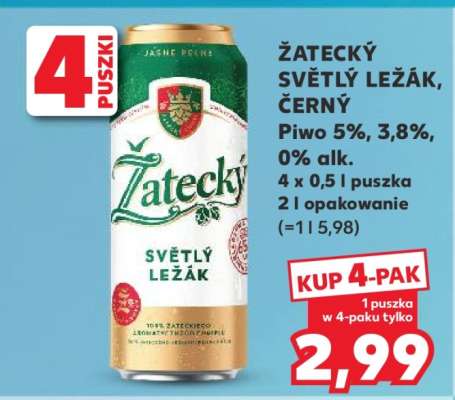 ŽATECKÝ SVĚTLÝ LEŽÁK, ČERNÝ