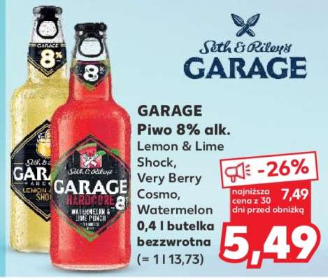 GARAGE Piwo 8% alk.