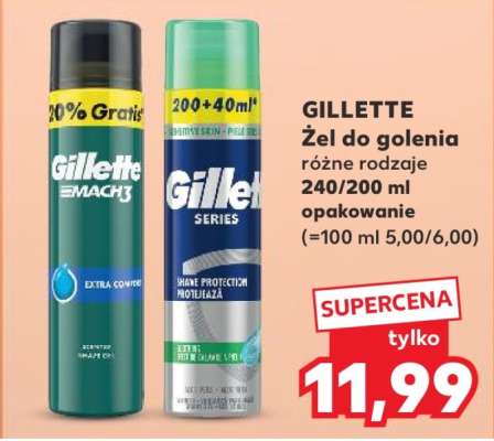 GILLETTE Żel do golenia
