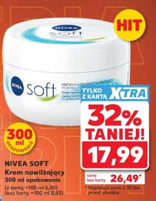 NIVEA SOFT Krem nawilżający 300 ml opakowanie