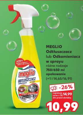 MEGLIO Odtłuszczacz lub Odkamieniacz w sprayu