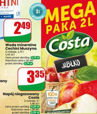Napój niegazowany COSTA