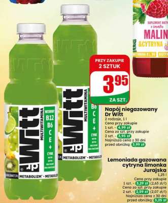 Napój niegazowany Dr Witt