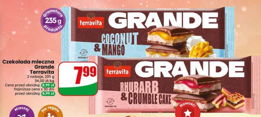 Czekolada mleczna Grande Terravita