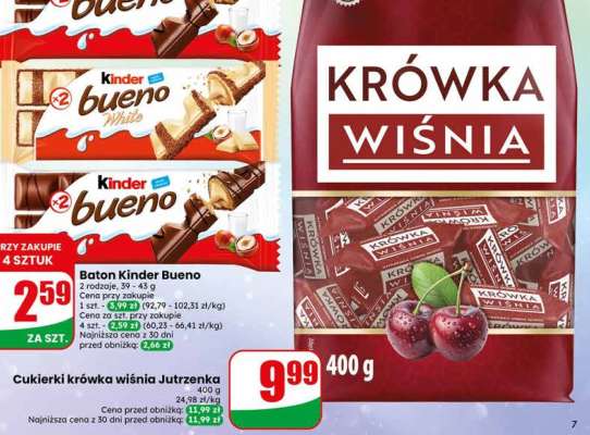 Cukierki krówka wiśnia Jutrzenka