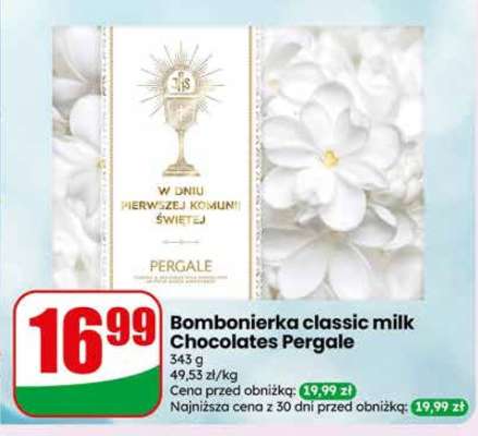 Bombonierka classic milk Chocolates Pergale