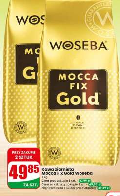 Kawa ziarnista Mocca Fix Gold Woseba
