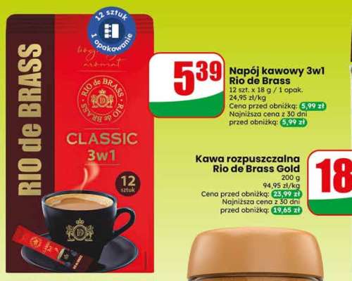 Napój kawowy 3w1 Rio de Brass