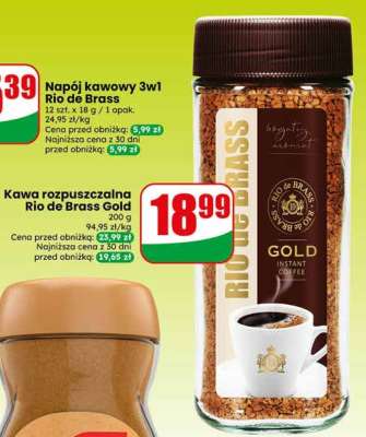 Kawa rozpuszczalna Rio de Brass Gold