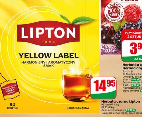 Herbata czarna LIPTON