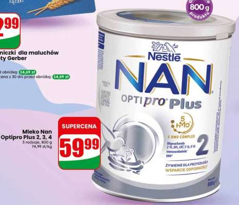 Mleko Nan Optipro Plus 2, 3, 4