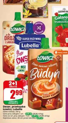 Deser, przekąska Łowicz, Lubella