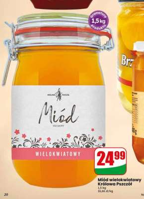 Miód wielokwiatowy KRÓLOWA PSZCZÓŁ