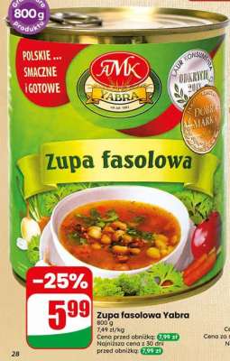 Zupa fasolowa Yabra