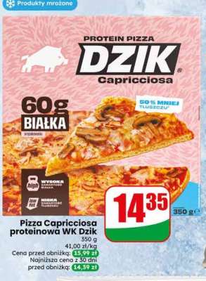 Pizza capricciosa proteinowa WK Dzik