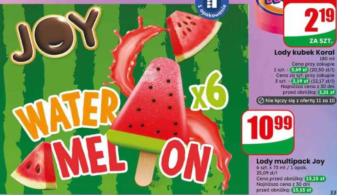 Lody multipack Joy