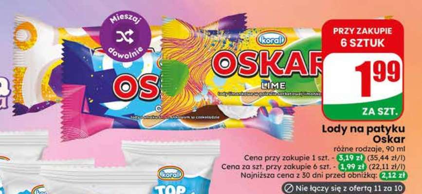 Lody na patyku Oskar