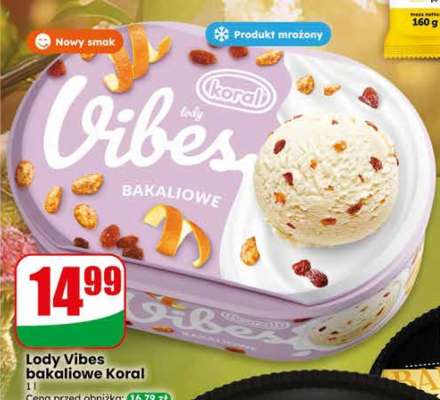 Lody Vibes bakaliowe Koral