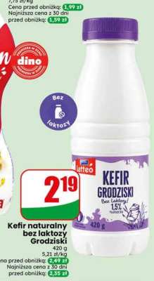 Kefir naturalny bez laktozy Grodziski