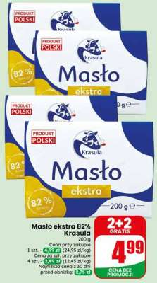 Masło ekstra 82% Krasula