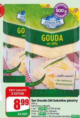 Ser Gouda ZM Sokołów plastry