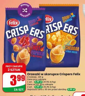 Orzeszki w skorupce Crispers Felix