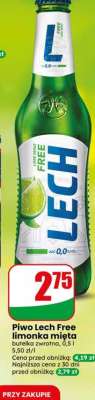 Piwo Lech Free limonka mięta
