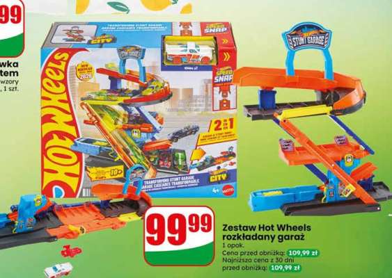 Zestaw Hot Wheels rozkładany garaż