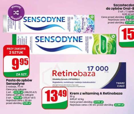 Pasta do zębów Sensodyne
