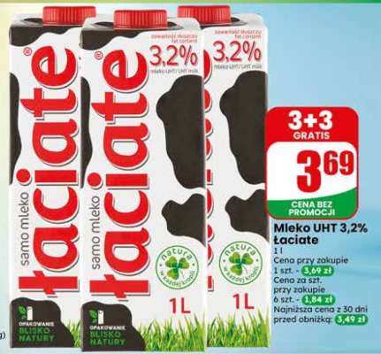 Mleko UHT 3,2% Łaciate