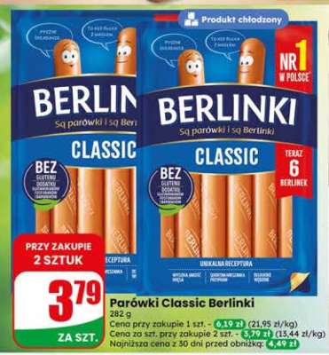 Parówki Classic Berlinki