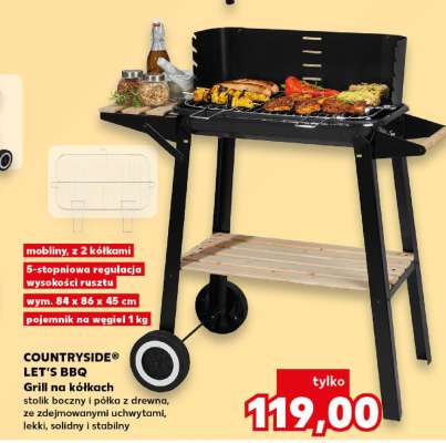 COUNTRYSIDE® LET'S BBQ Grill na kółkach