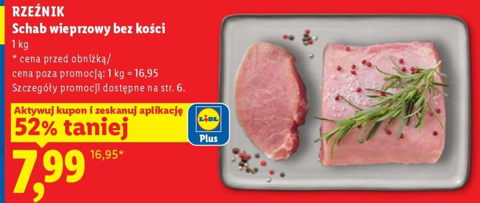 Schab wieprzowy bez kości
