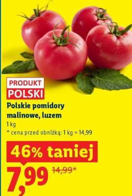 Polskie pomidory malinowe, luzem