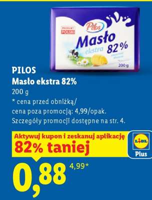 PILOS Masło ekstra 82%