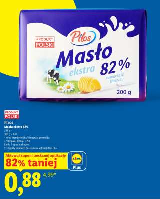 PILOS Masło ekstra 82%