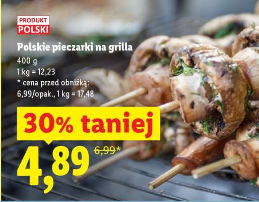 Polskie pieczarki na grilla