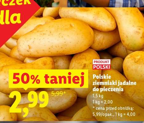 Polskie ziemniaki jadalne do pieczenia