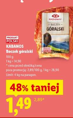 KABANOS Boczek góralski