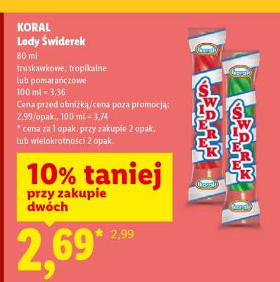 KORAL Lody Świderek