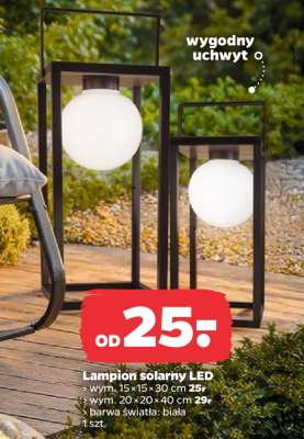 Lampion solarny LED