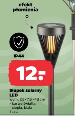 Słupek solarny LED