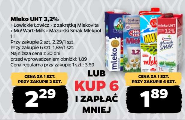 Mleko UHT 3,2%**