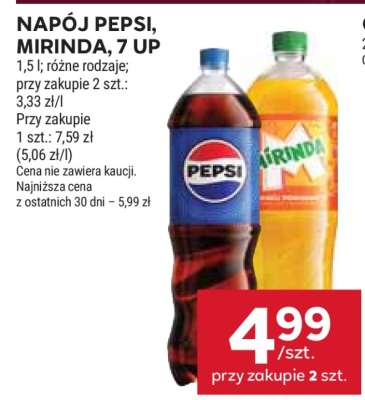 Napój Pepsi, Mirinda, 7 Up