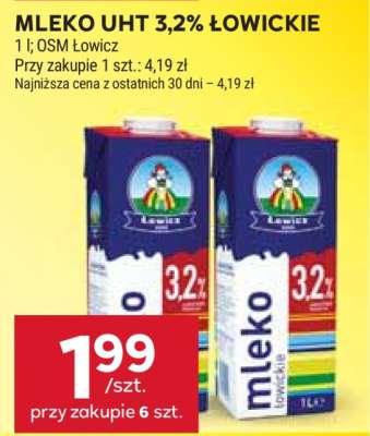 Mleko UHT 3,2% Łowickie