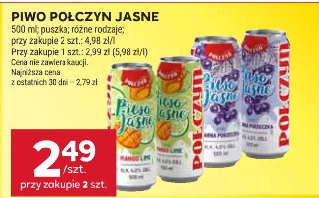 Piwo Połczyn Jasne