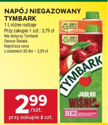 Napój niegazowany TYMBARK